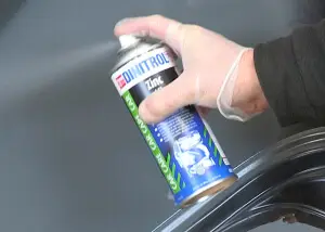 dinitrol zinc paint primer corrosion protection long term classic car restoration rust prevention video application demonstration uk